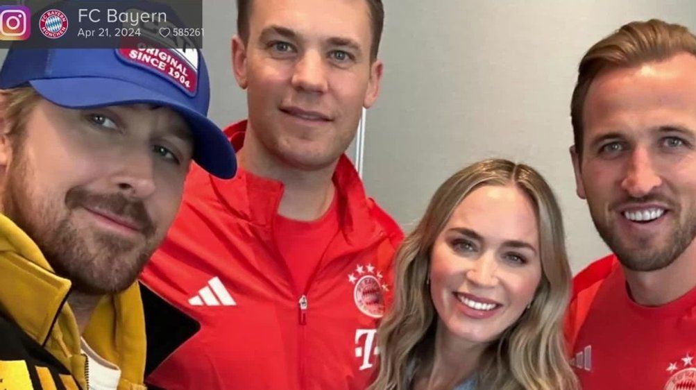 Bayern stars in Hollywood fever with Ryan Gosling and Emily Blunt