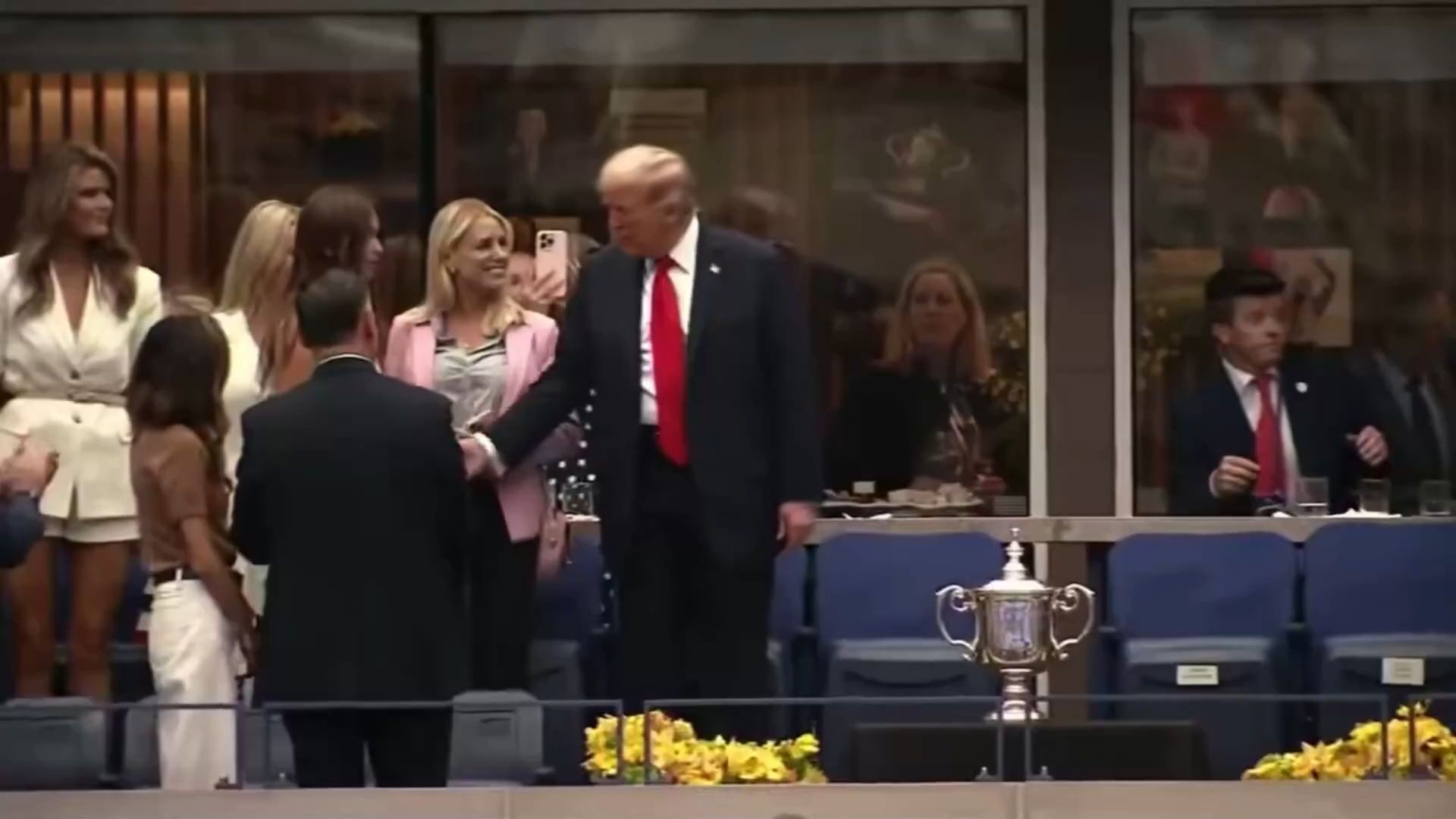 US Open: Donald Trump is loudly booed