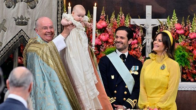 The Swedish Royals celebrate the baptism of Princess Ines