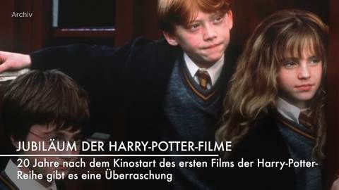 Harry-Potter-Stars feiern 20. Jahrestag mit Retrospektive