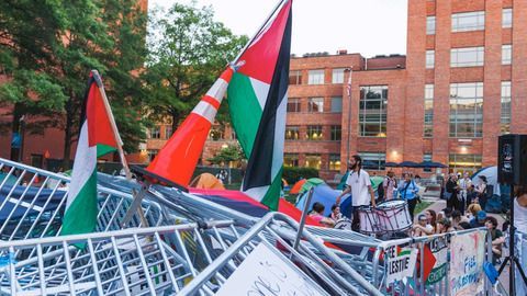 Pro-Palästina-Proteste an US-Unis: Studierende besetzen Gebäude