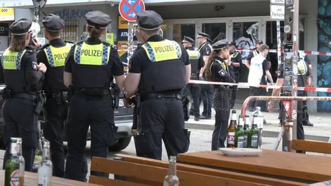 Polizei schießt in Hamburg auf Mann mit Spitzhacke