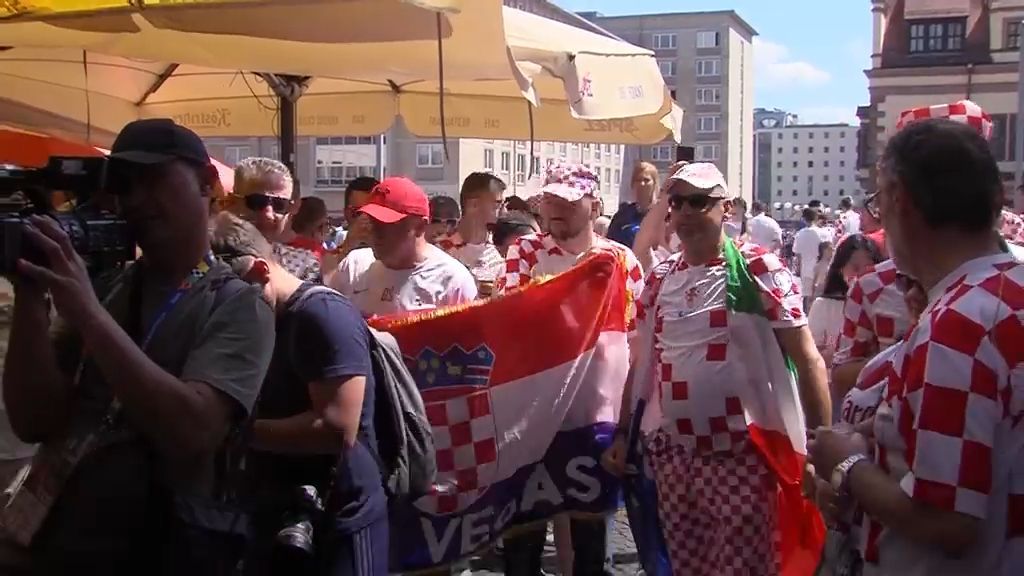 Kroatien unter Siegesdruck - Partystimmung vor Spiel gegen Italien