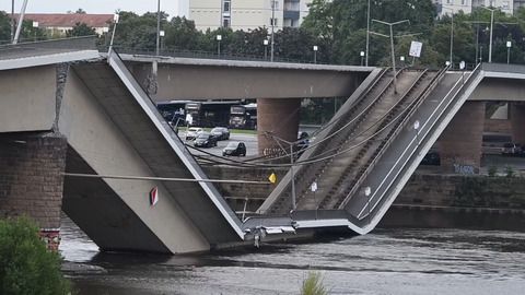 Brückeneinsturz in Dresden: Tiefbauamt hat noch keine Erklärung