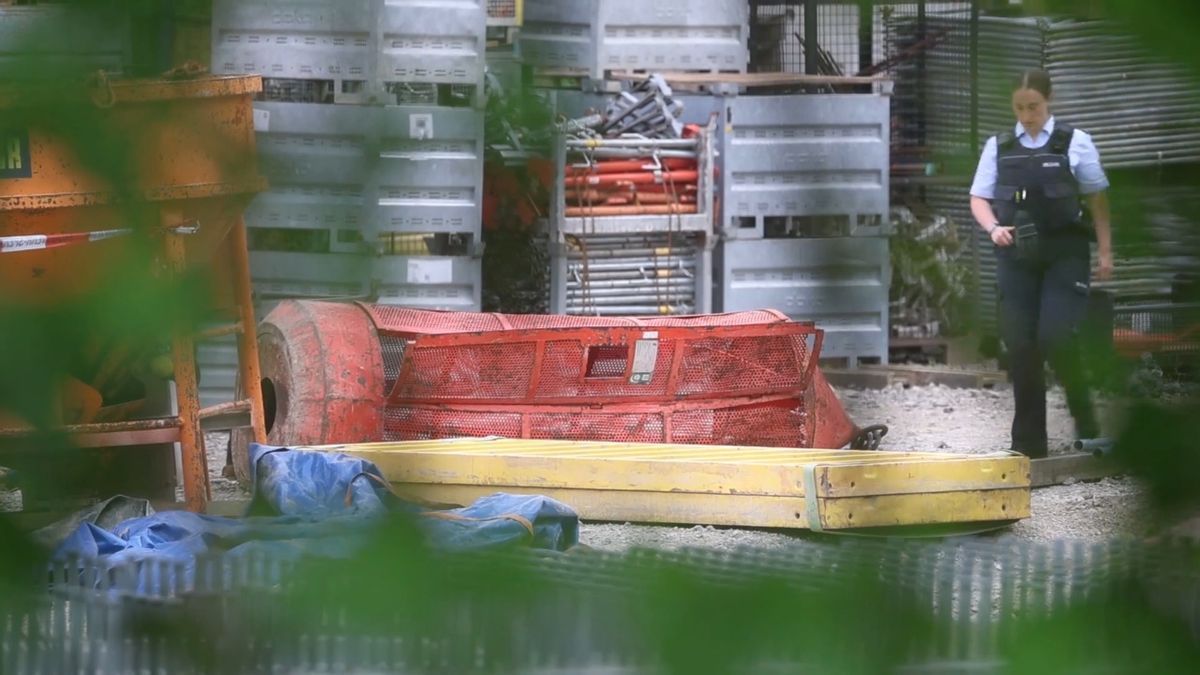 Baustellen-Unglück in Horb: Seil gerissen vor tödlichem Gondelunfall