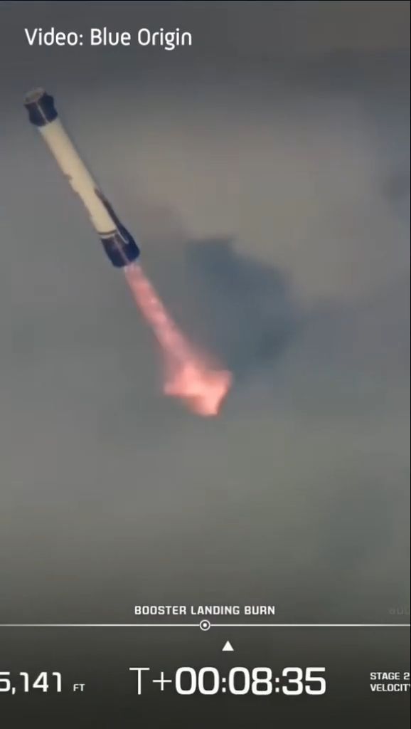 Blue Origin von Jeff Bezos: Rakete bringt Mars-Orbiter ins All