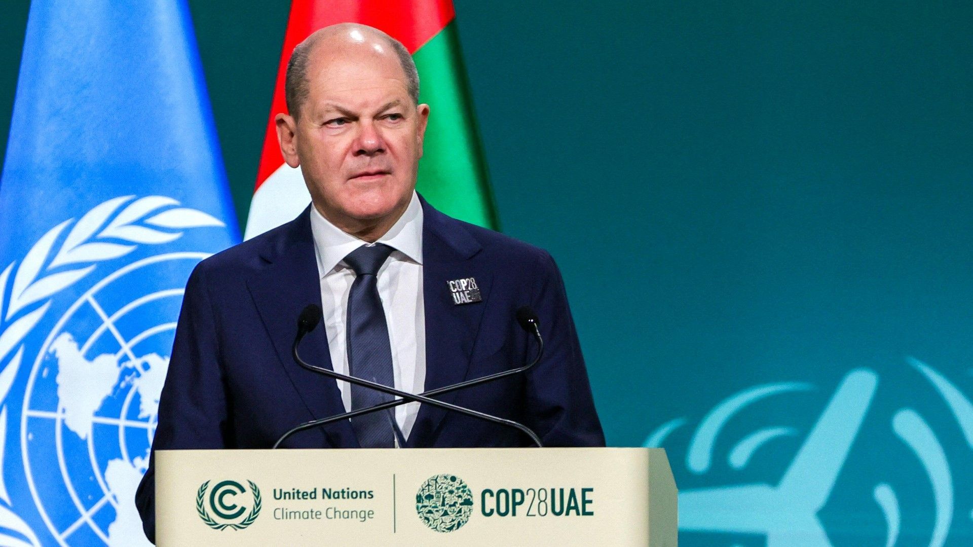 Scholz bei Klimakonferenz: Ausbau Erneuerbarer verdreifachen