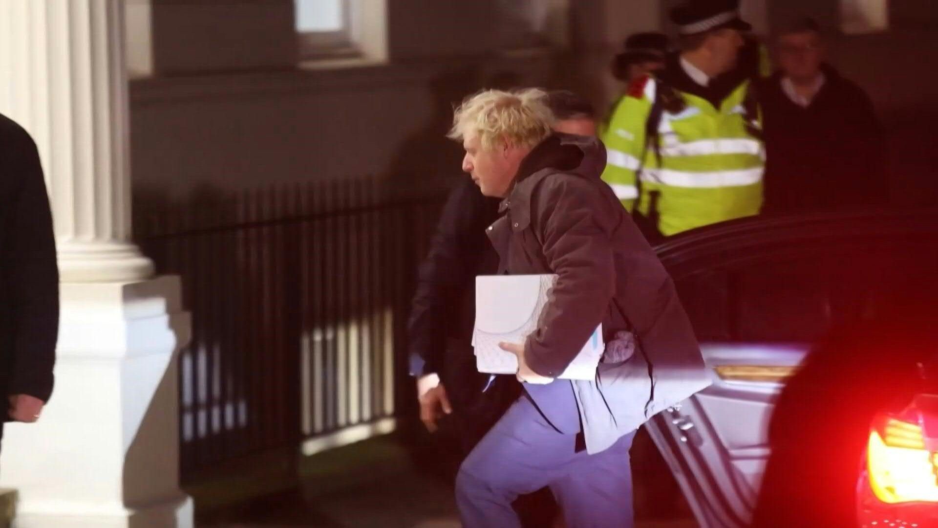 Ex-premier Boris Johnson arrives at UK Covid inquiry