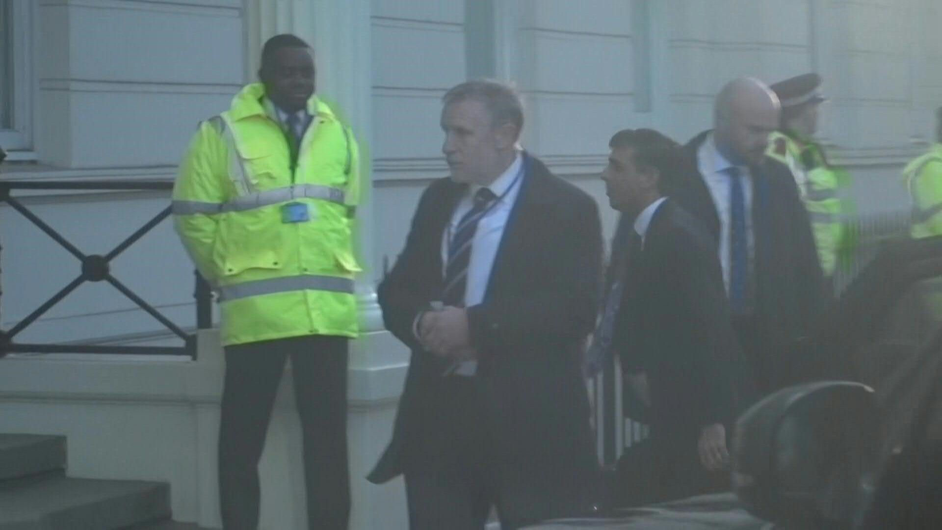 UK Prime Minister arrives to give evidence at Covid-19 Inquiry