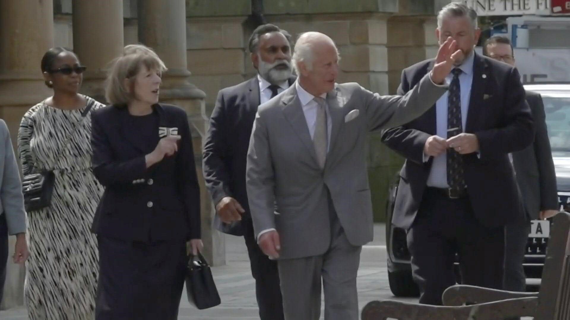 Britain's King Charles visits Southport to meet knife attack survivors