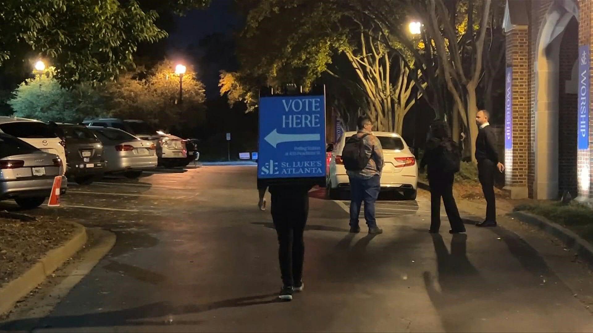 US Election: Polls close in battleground Georgia - Video