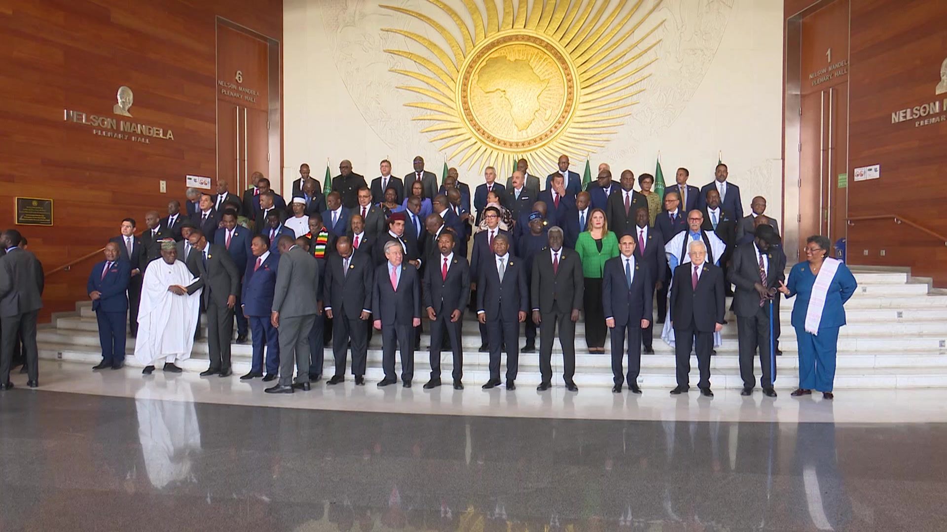 Group photo of heads of states at the 38th African Union Summit