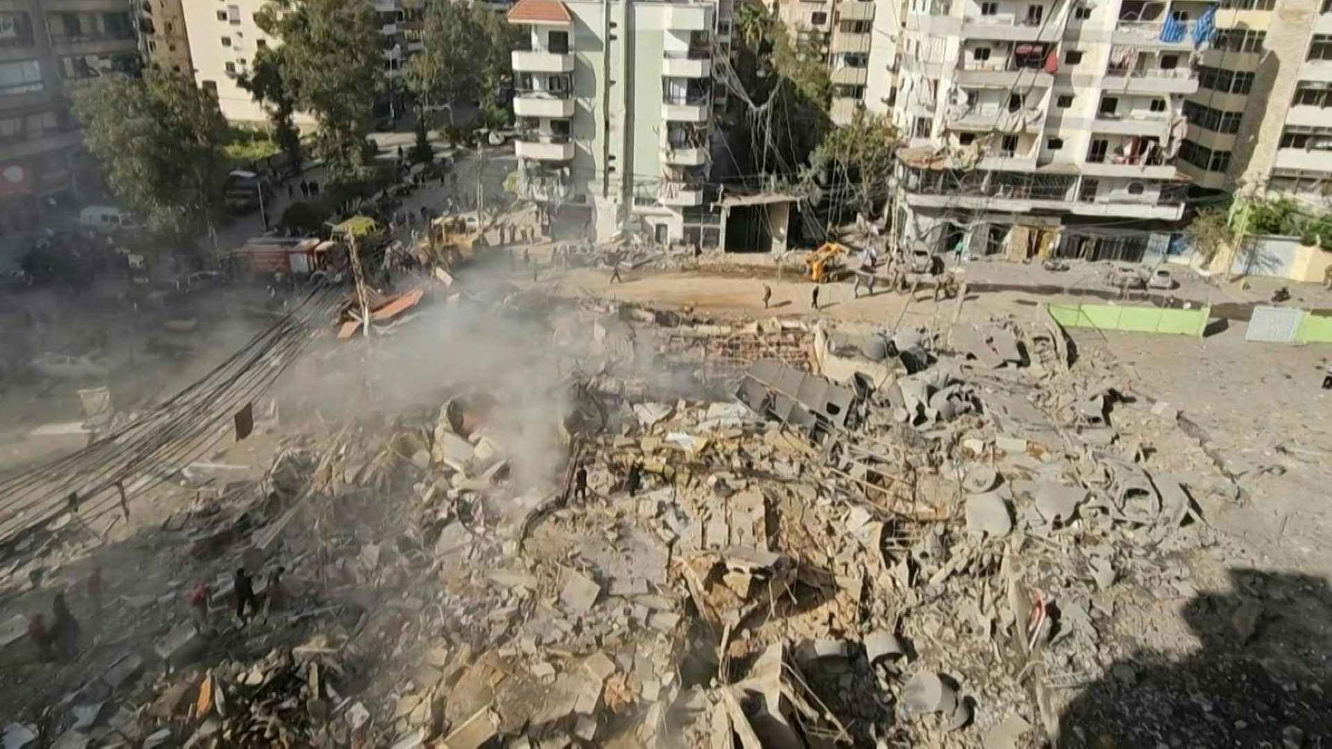 Video: Aftermath of Israeli strike on Beirut’s southern suburbs