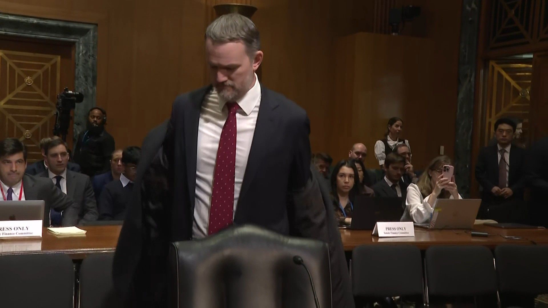 Video: US Trade representative Greer arrives for Senate Finance Committee hearing
