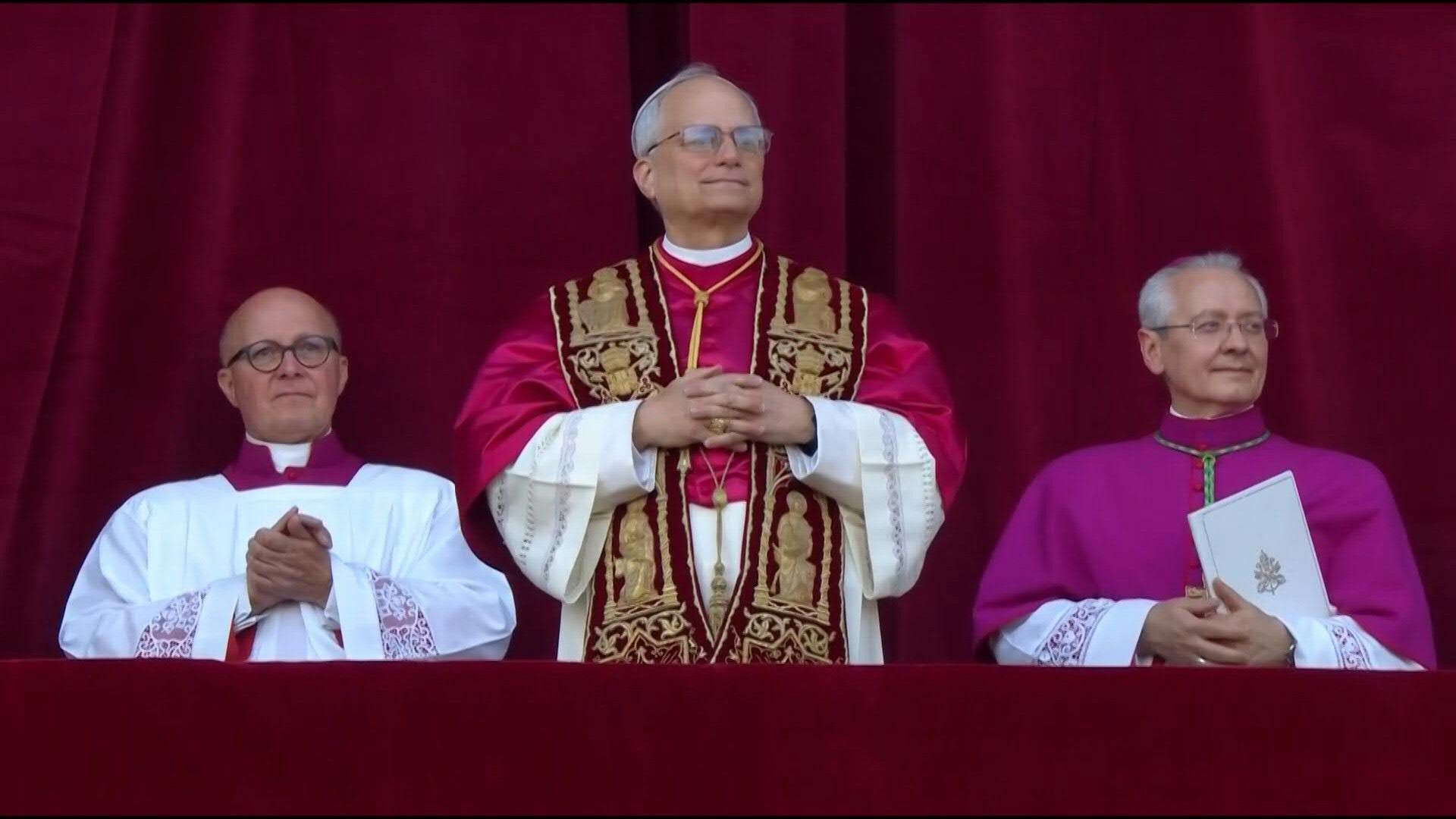 Video: New Pope Leo XIV greets crowd in St Peter's Square