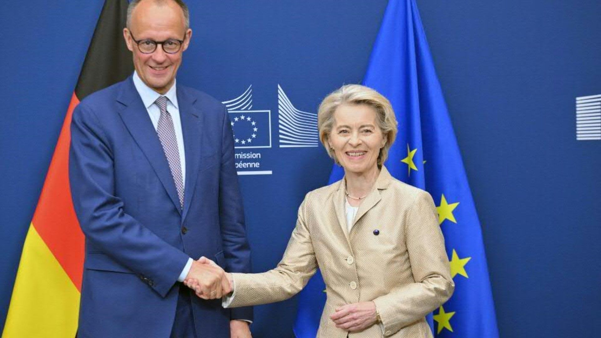 Merz zu Antrittsbesuch in Brüssel