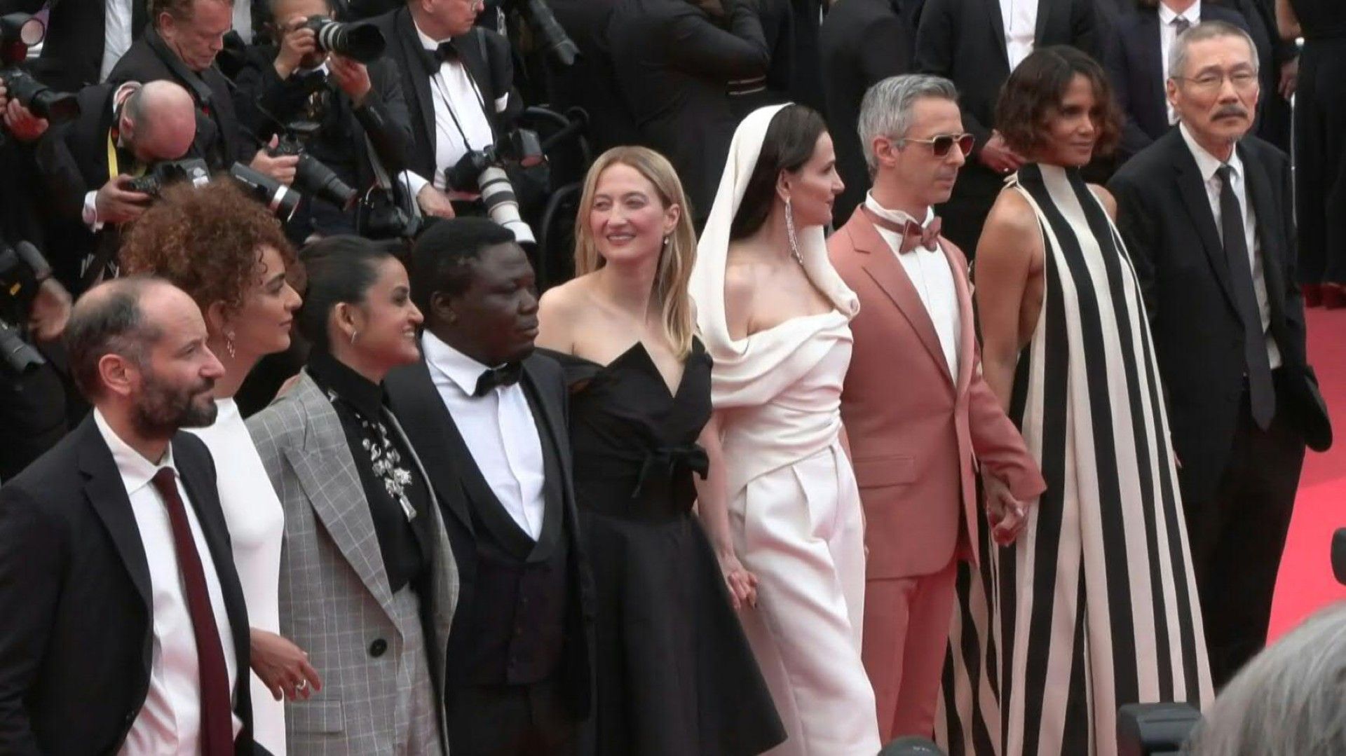 Video: The jury of the 78th cannes film festival arrive on the red carpet for opening ceremony