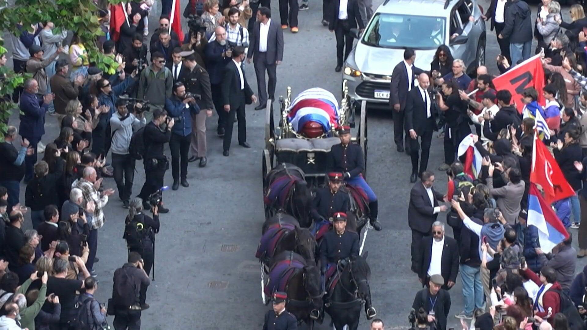 Funeral procession of former president Jose 'Pepe' Mujica in capital