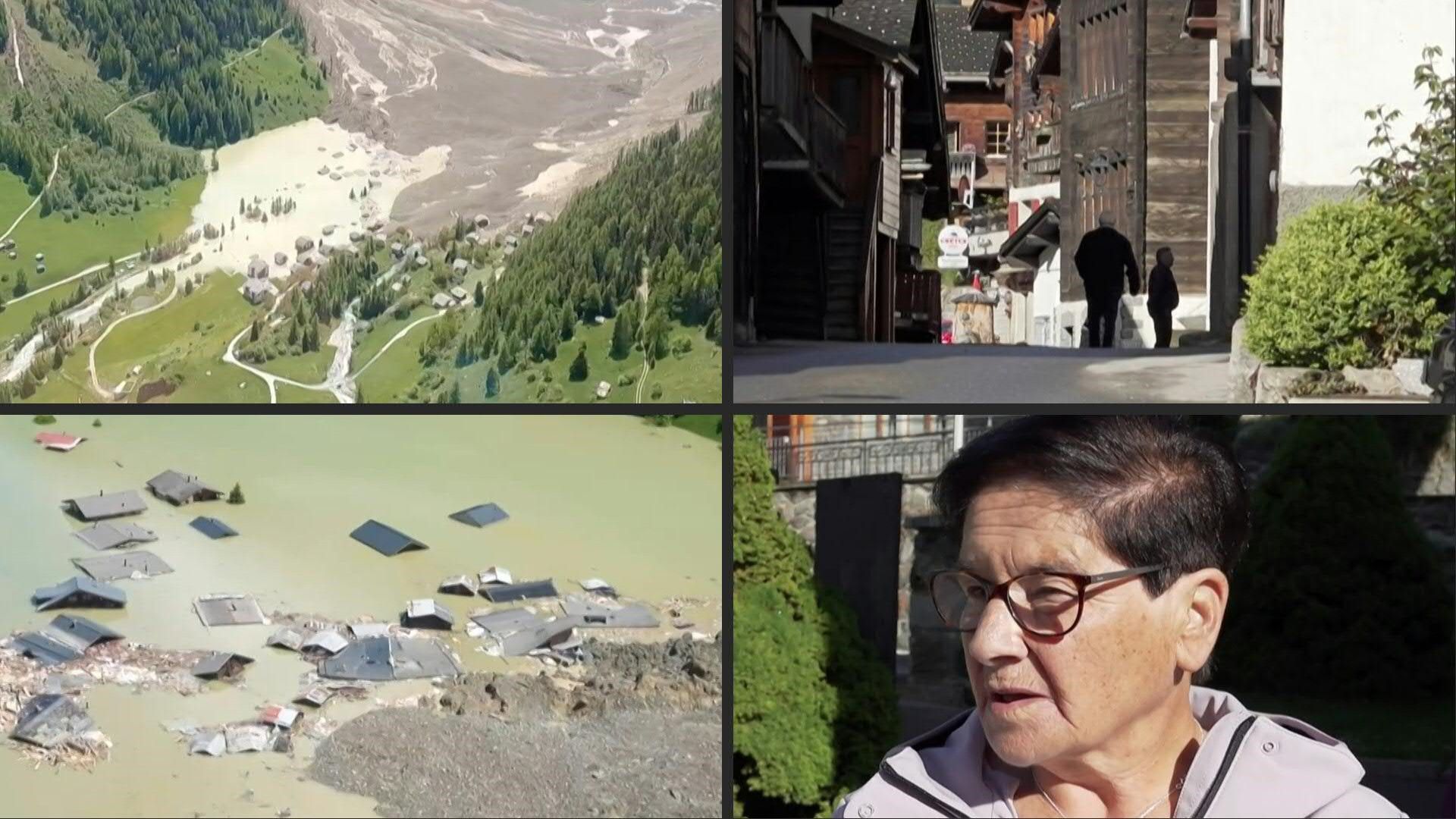 „Sie haben alles verloren“: Bewohner im Wallis blicken auf Gletscherabbruch