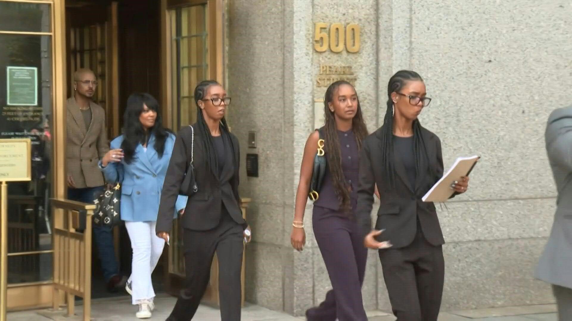 Diddy's children walking out of court as jury begins deliberations in sex trafficking trial
