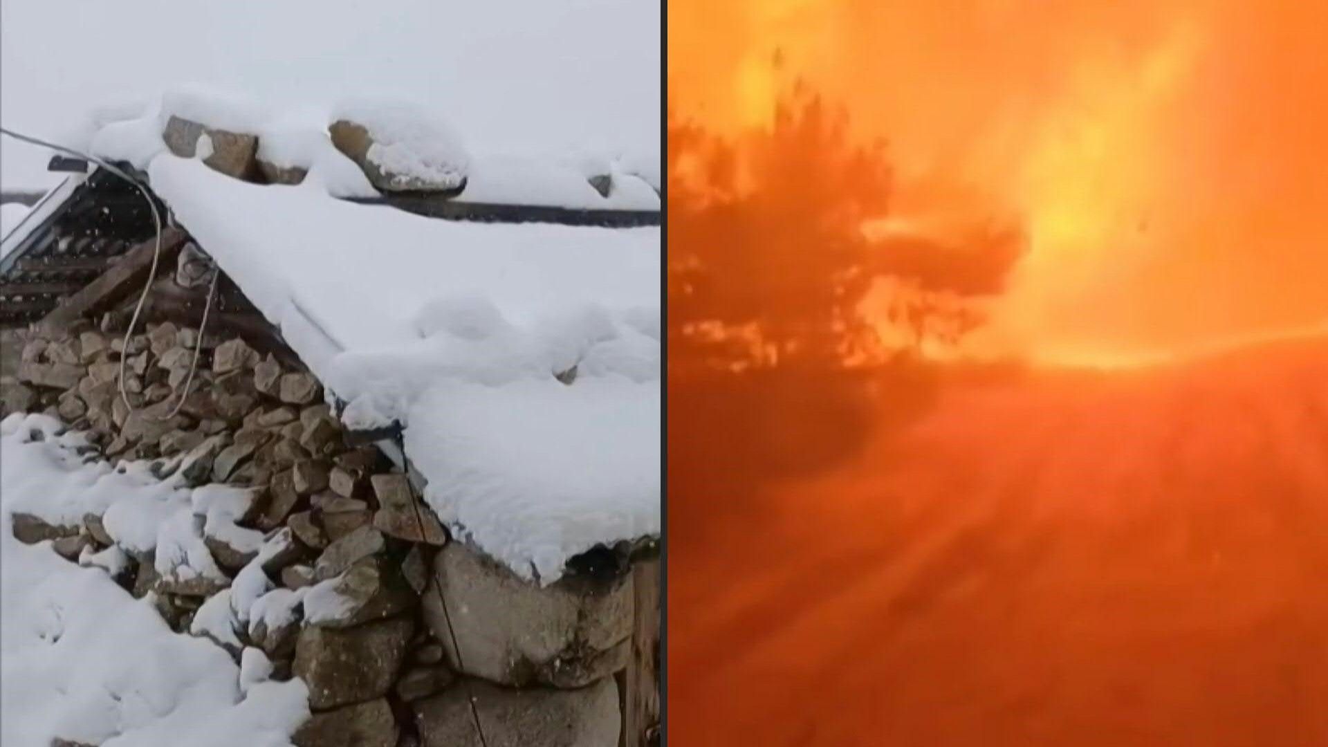 Türkei: Schnee im Nordosten – Hitze und Brände im Westen