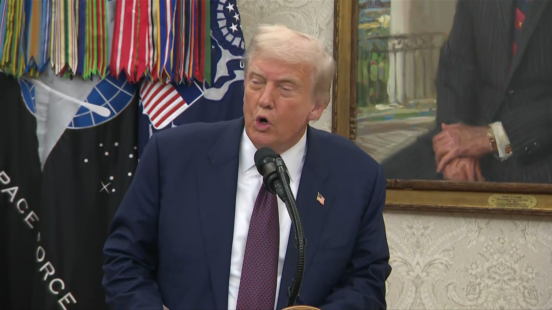 Trump says to impose 100 percent tariff on semiconductors