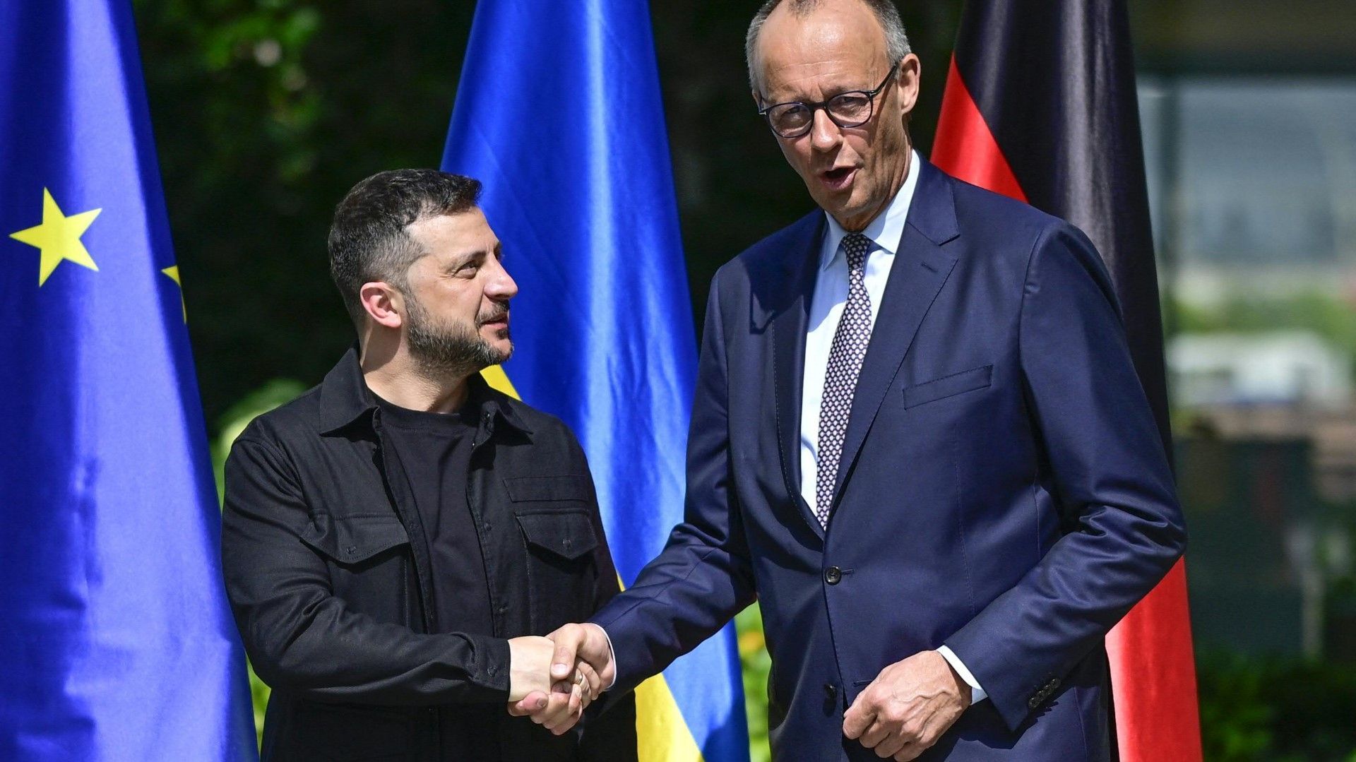 Merz empfängt Selenskyj im Kanzleramt
