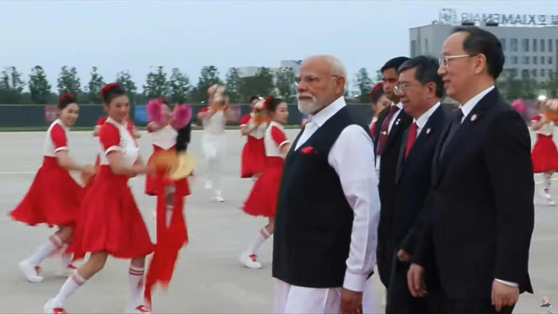 Indian PM Modi arrives in Tianjin for the Shanghai Cooperation Organisation summit