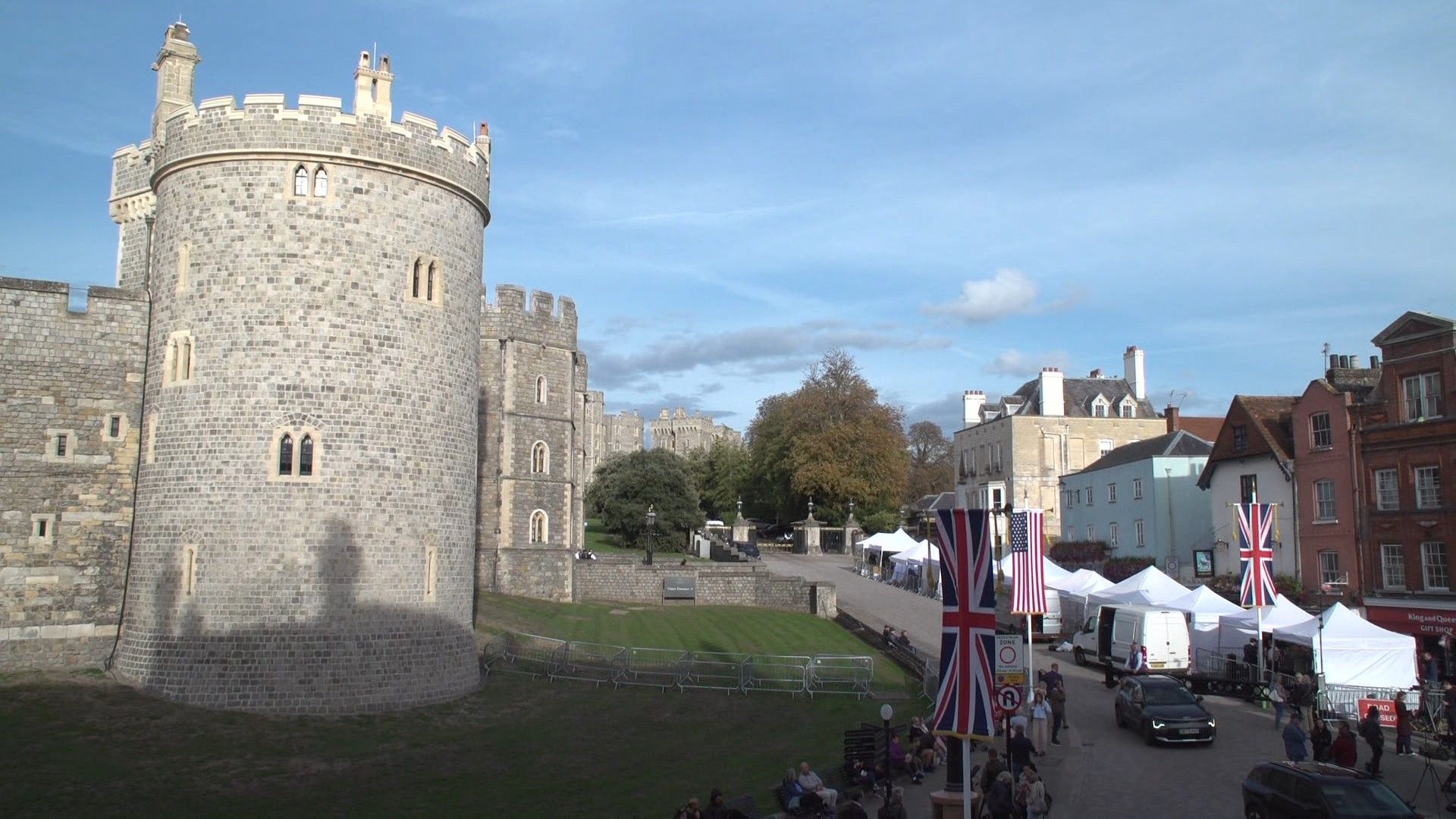 View of Windsor Castle ahead of Donald Trump's UK state visit