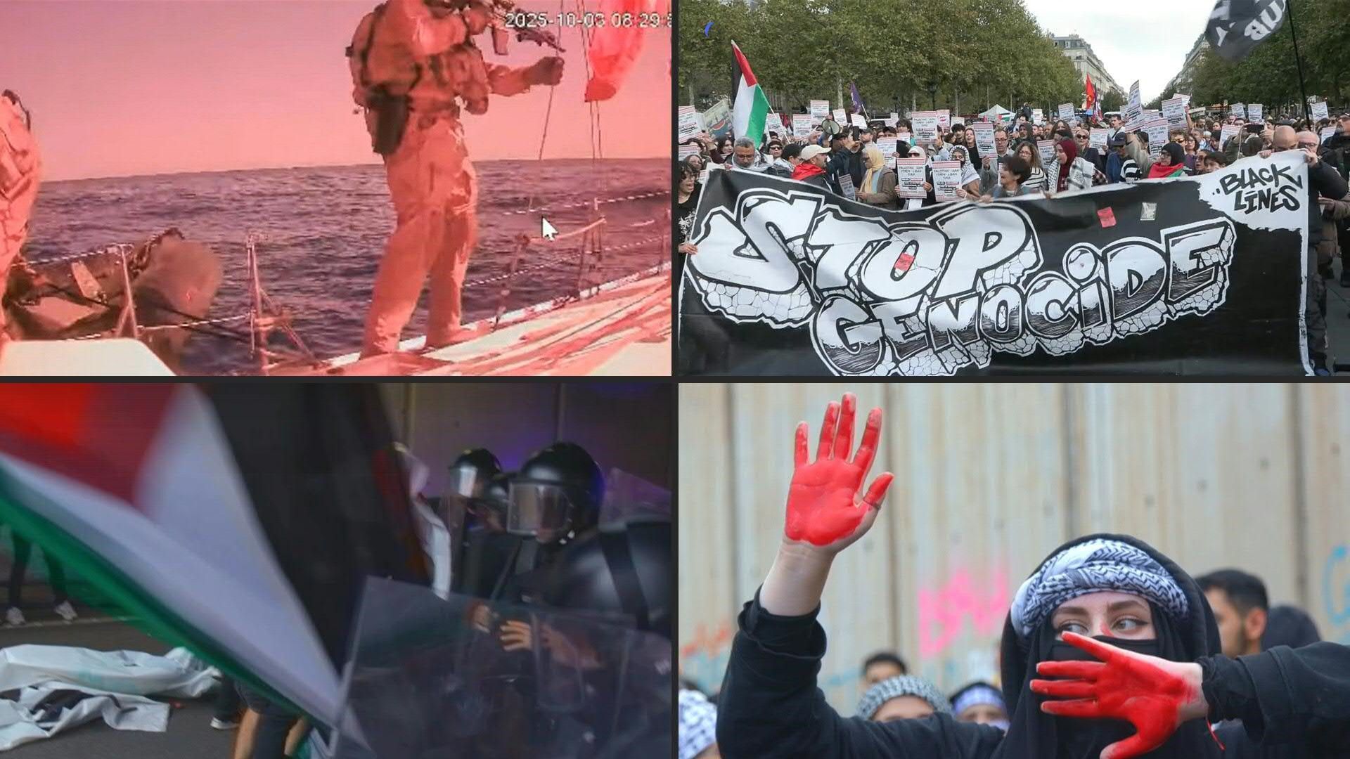 Abgefangene Gaza-Hilfsflotte: Weltweit Proteste gegen Israel