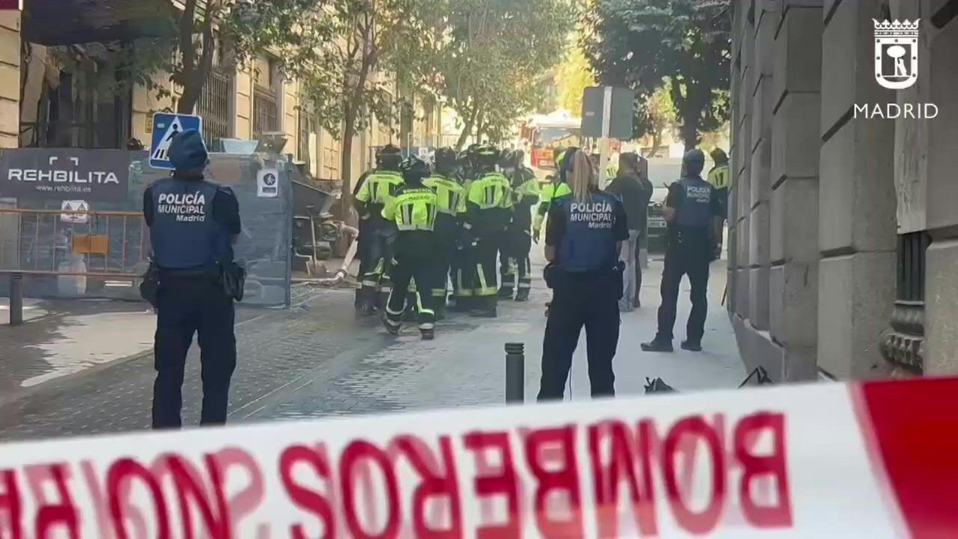 Tote beim Einsturz eines Gebäudes im Zentrum von Madrid