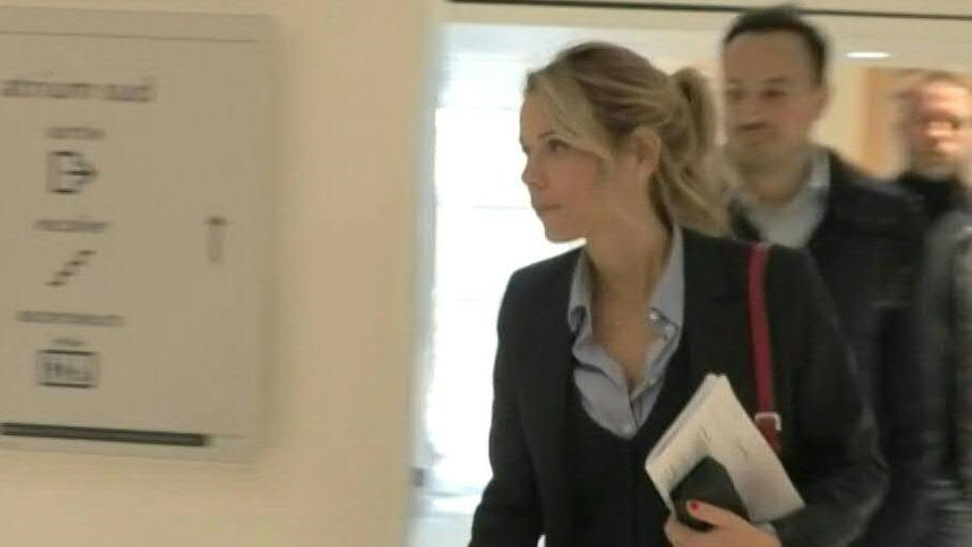 Brigitte Macron's daughter arrives at the Paris criminal court