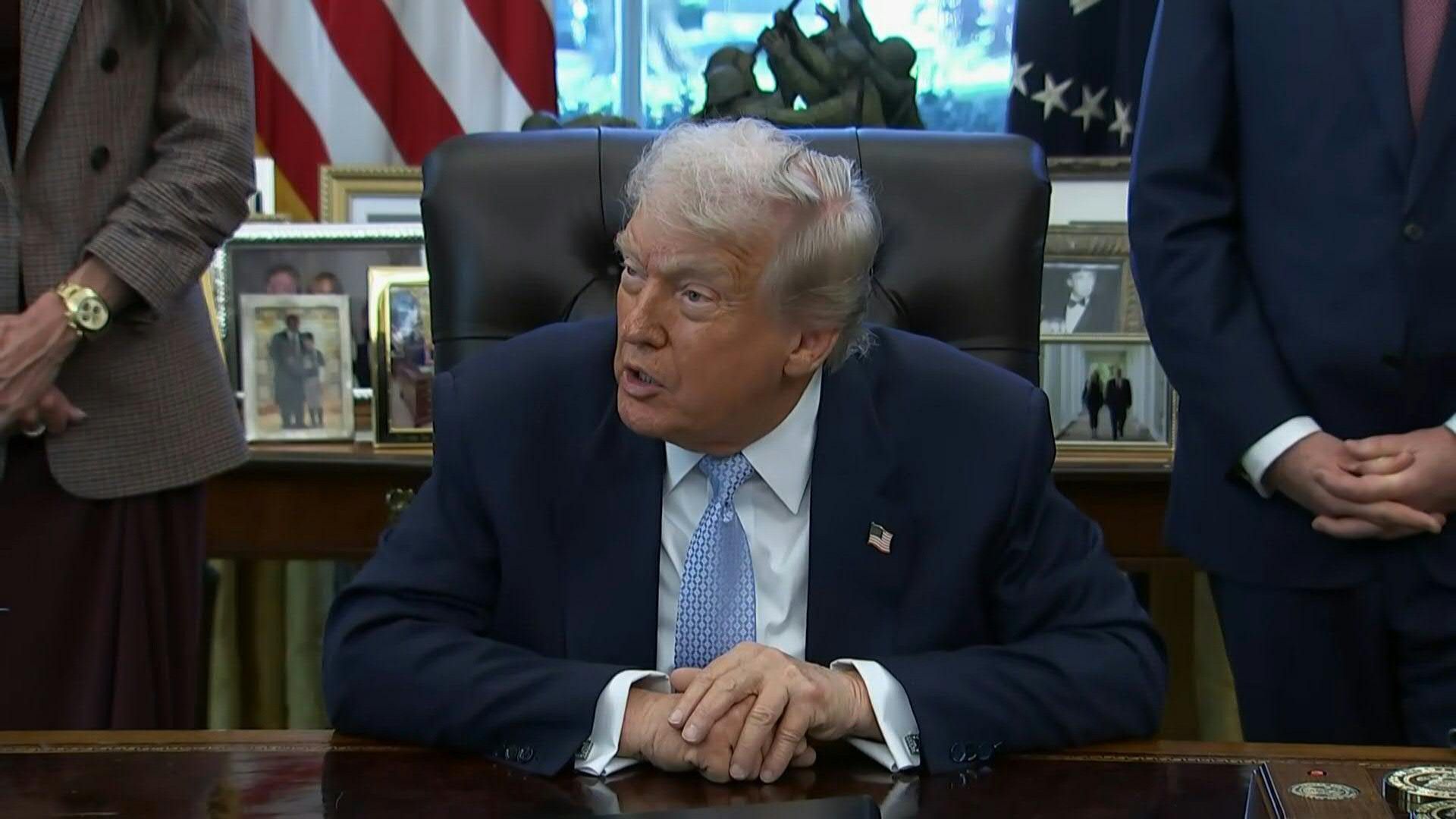 Trump says would be 'OK' with US anti-drug strikes inside Mexico