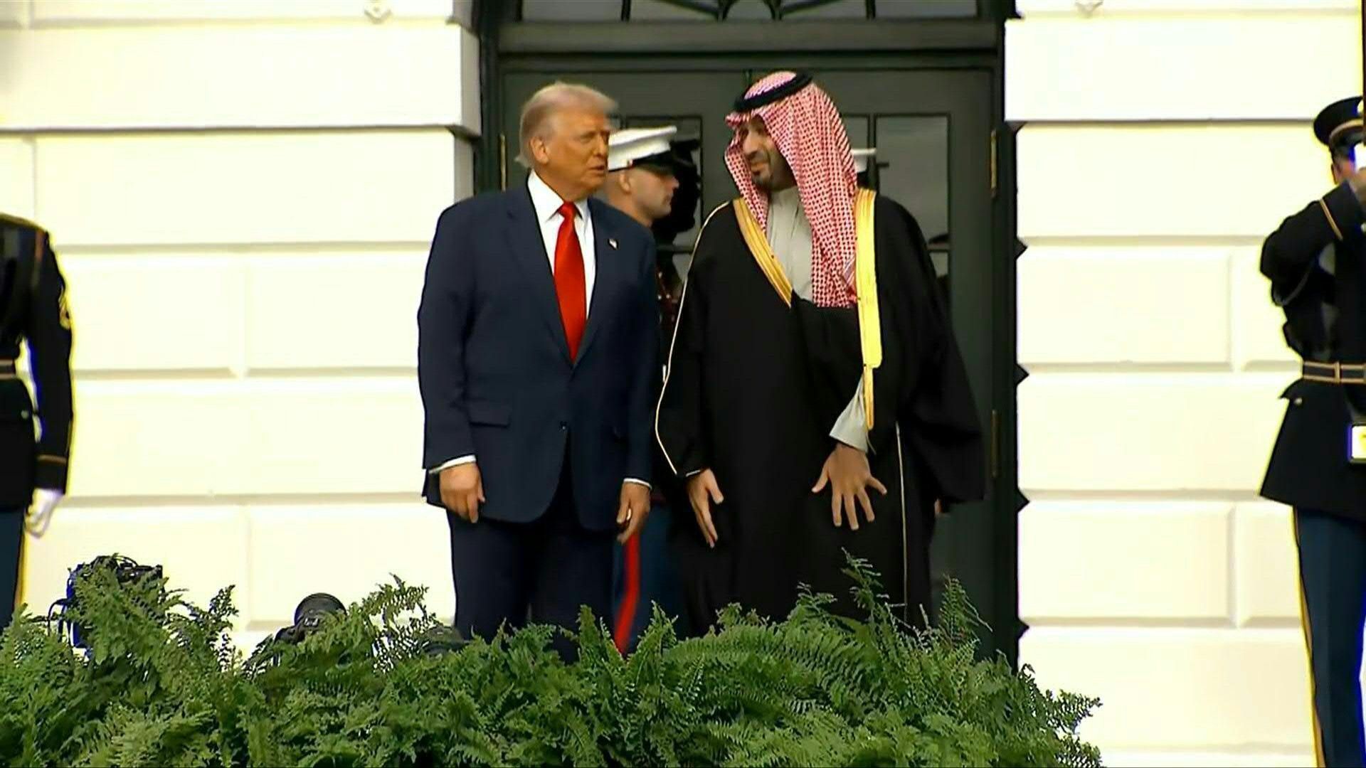 Video: Donald Trump welcomes Saudi Crown Prince Mohammed bin Salman to White House