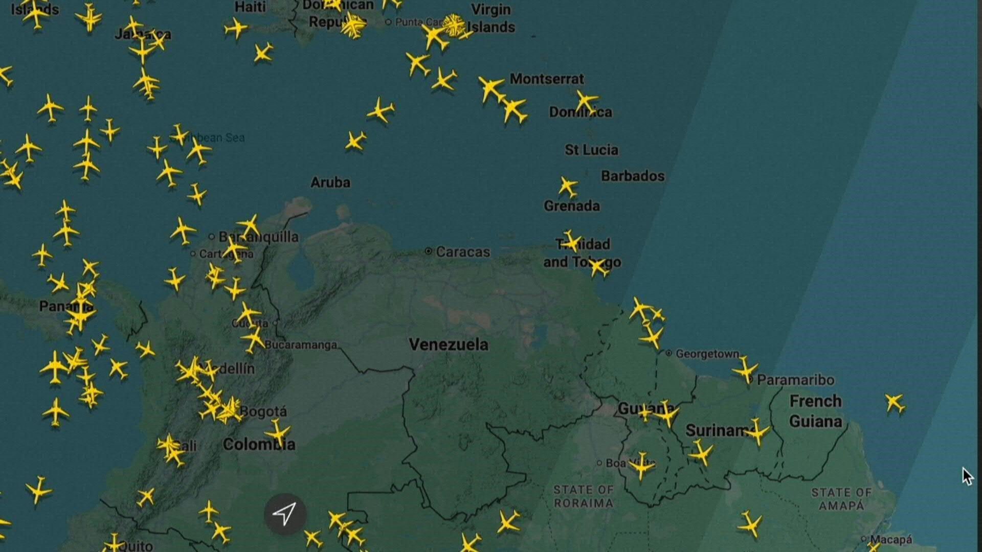 Video: Nach US-Angriffen: Luftraum über Venezuela leer