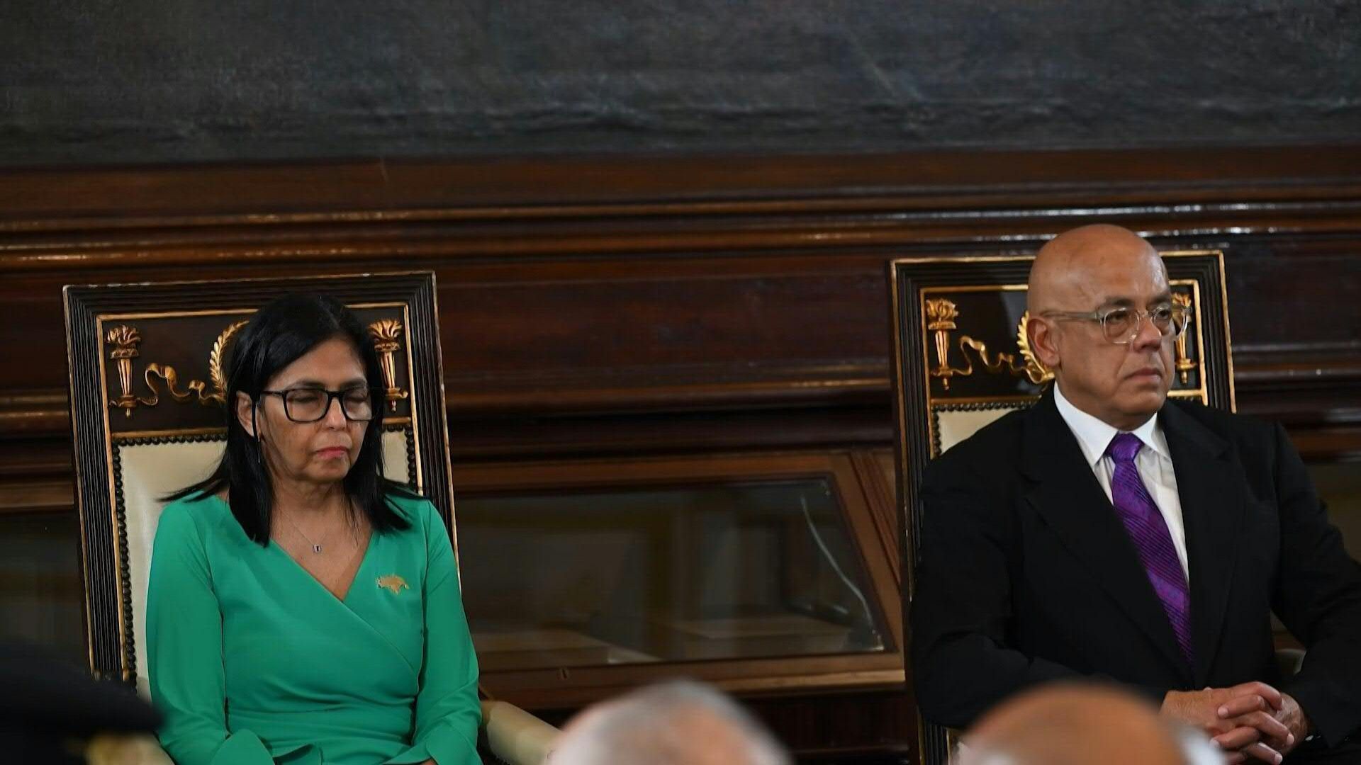 Delcy-Rodriguez-sworn-in-as-interim-president-after-Maduro-s-ouster