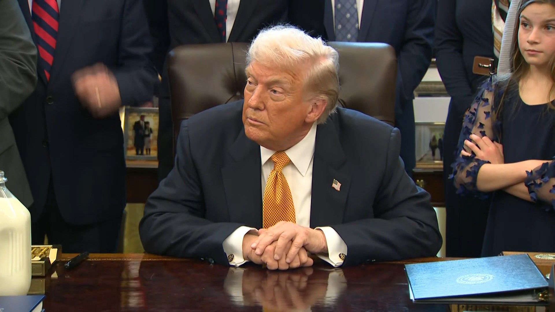 Video: Trump thinks 'something will work out' on Greenland