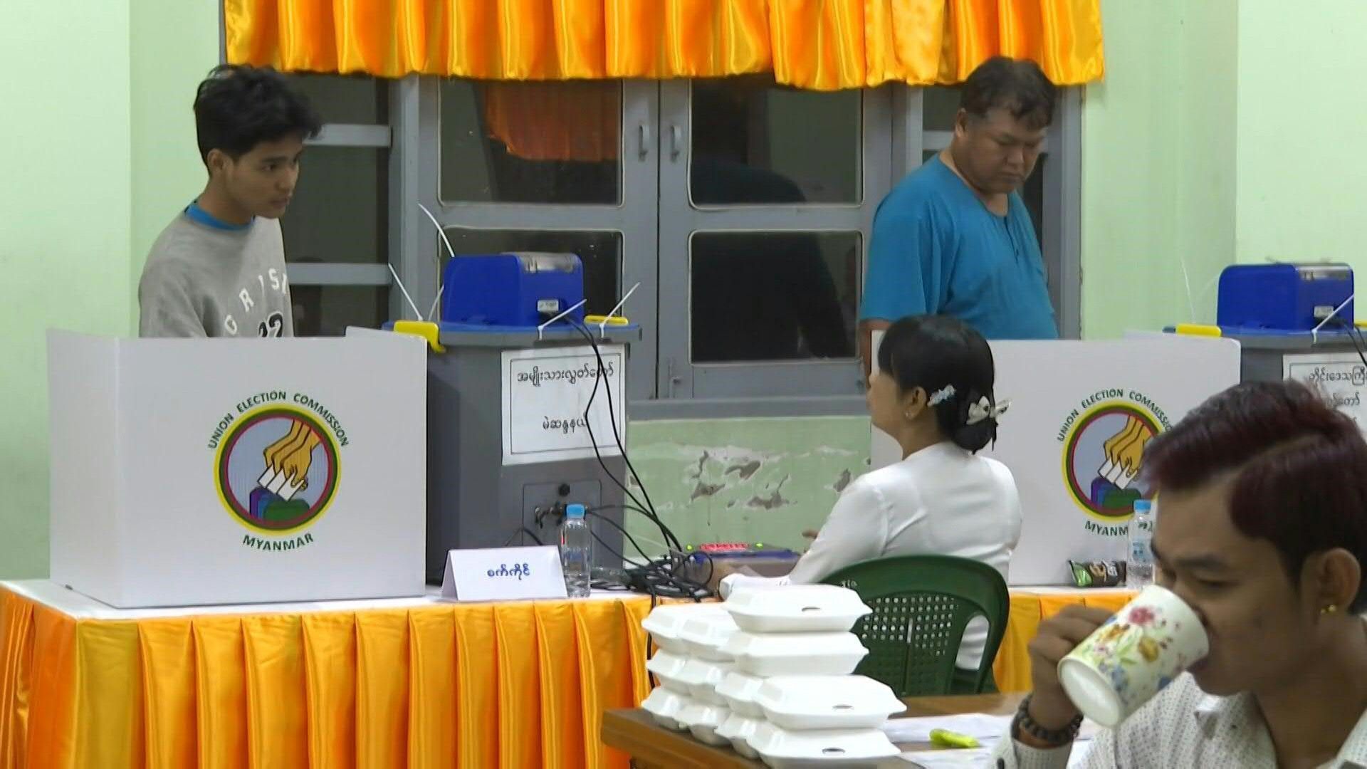 Polls-open-in-Myanmar-s-Yangon-as-final-round-of-voting-gets-underway