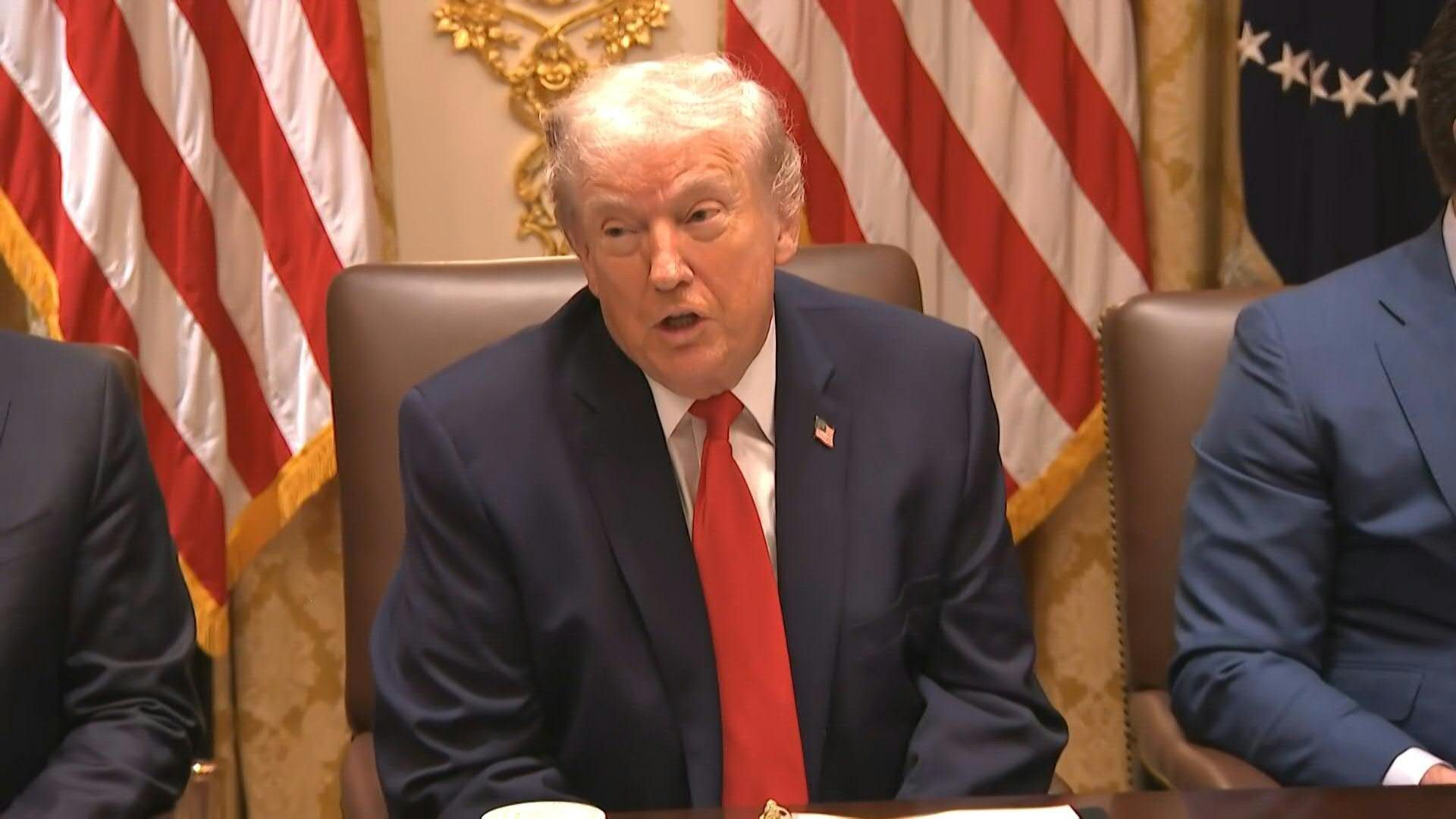 Video: Trump says 'looks like' Hamas will disarm