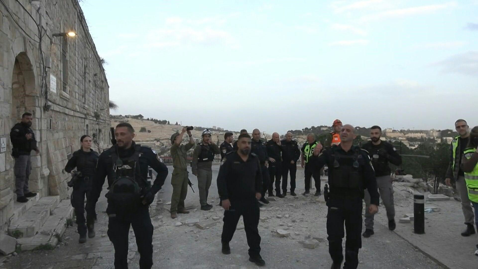 Video: Scene in Jerusalem’s old city after impact following new missile attack from Iran