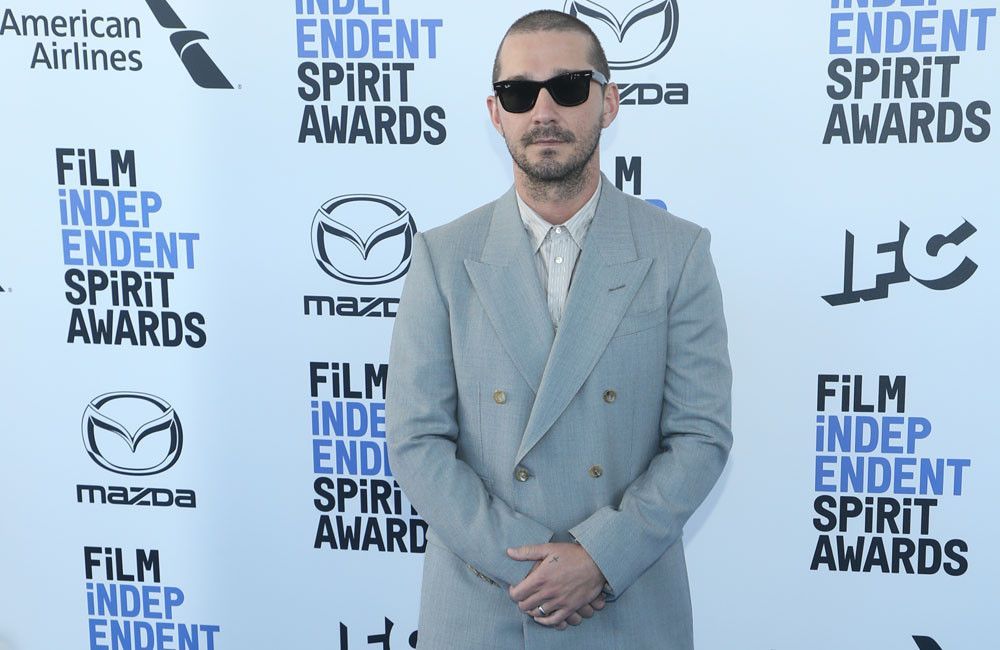 Shia LaBeouf used to 'live in a park'