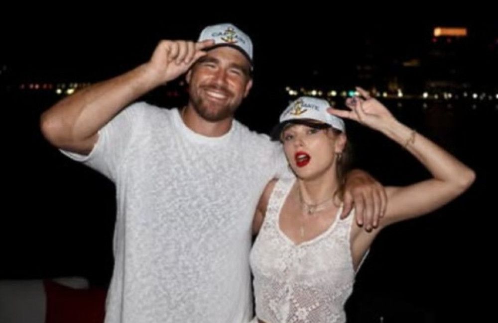 Travis Kelce posted pictures of him and Taylor Swift to show 'how serious things have become'