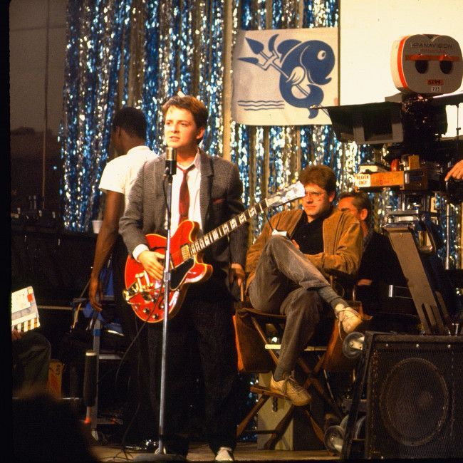 Michael J Fox hunting for Back to the Future guitar