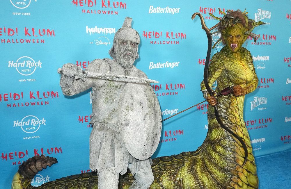 Heidi Klum verwandelte sich an Halloween in Medusa