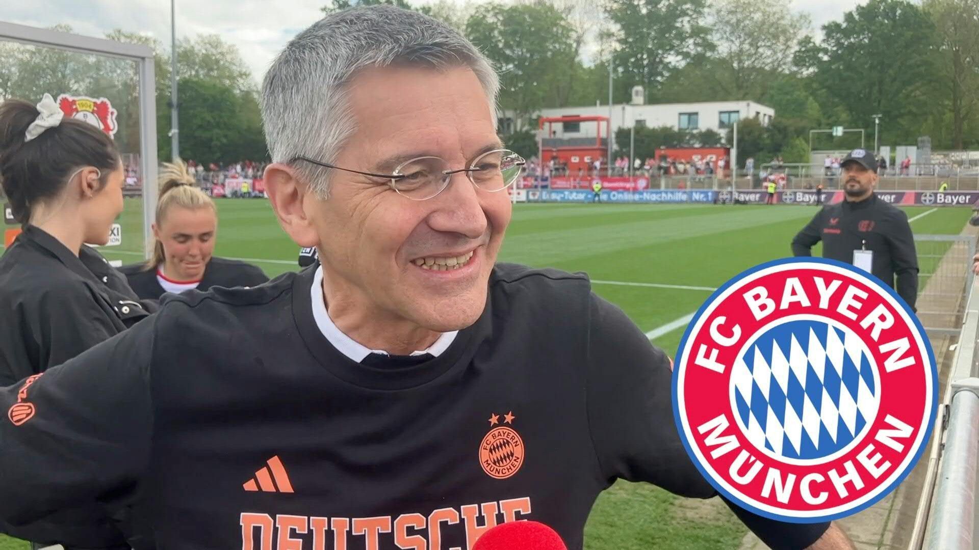 FCB-Präsident Hainer huldigt Meister-Frauen und spricht über Männer-Coach