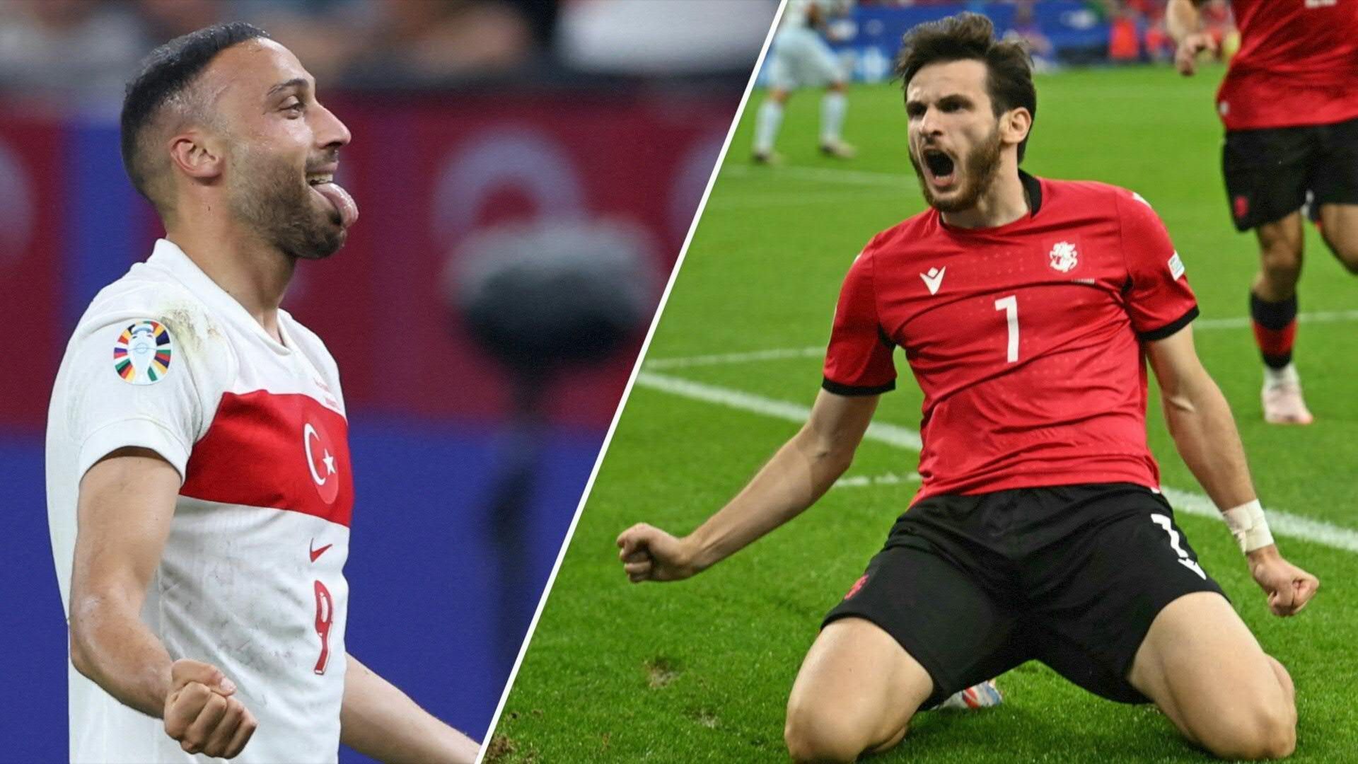 Georgien überrascht Portugal - auch Türkei im Achtelfinale