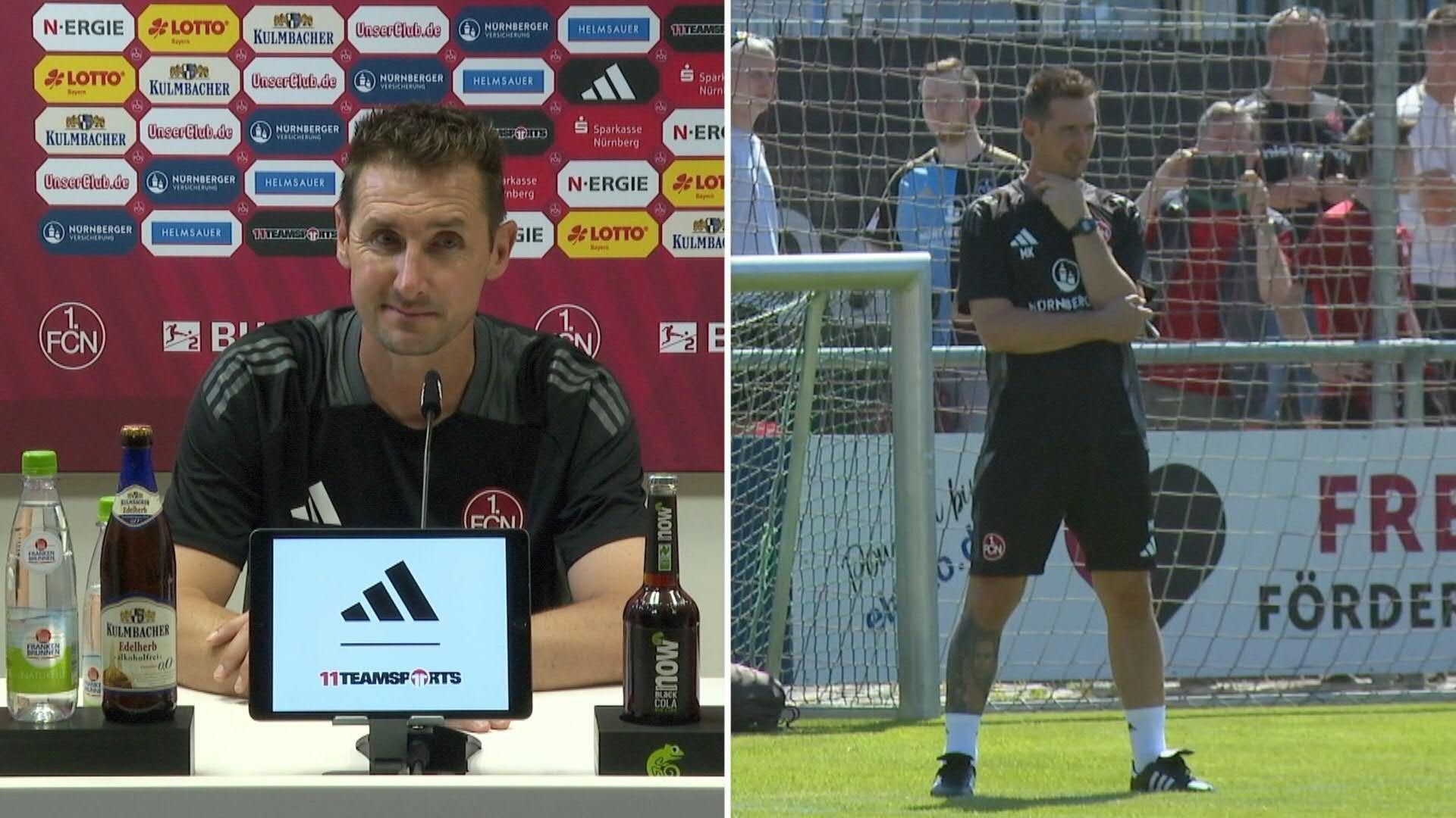 Vor Zweitligadebüt: Entspannter Klose spürt das Kribbeln