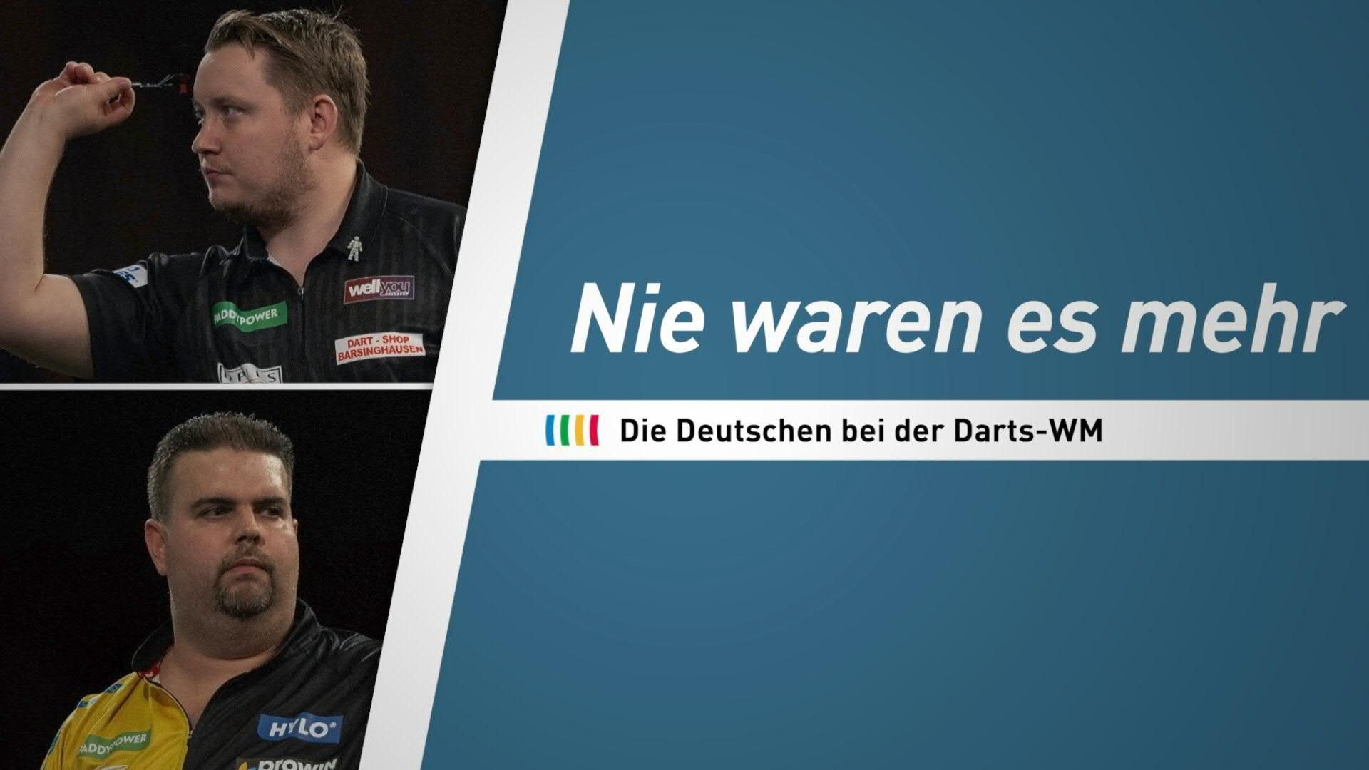Nie waren es mehr: Die Deutschen bei der Darts-WM
