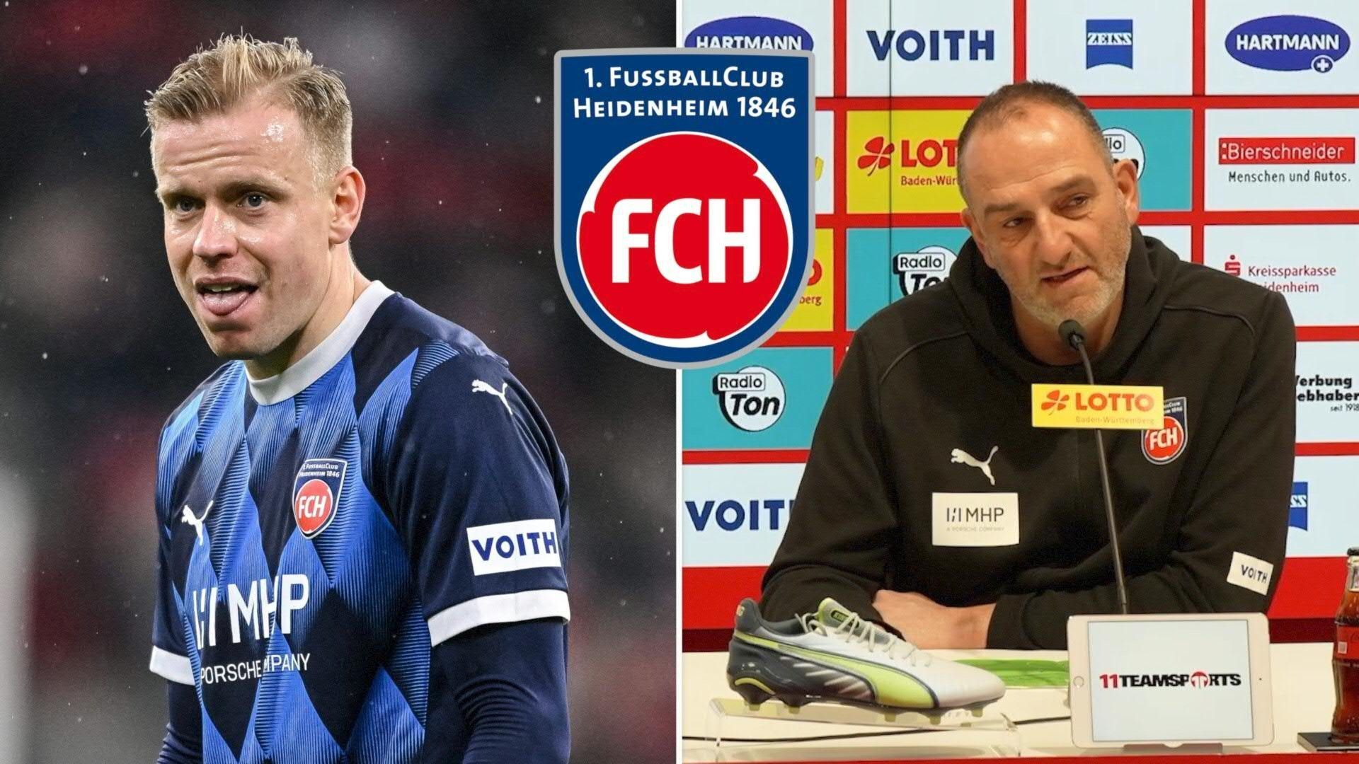 Heidenheim in der Krise: Schmidt zählt Vize-Kapitän an