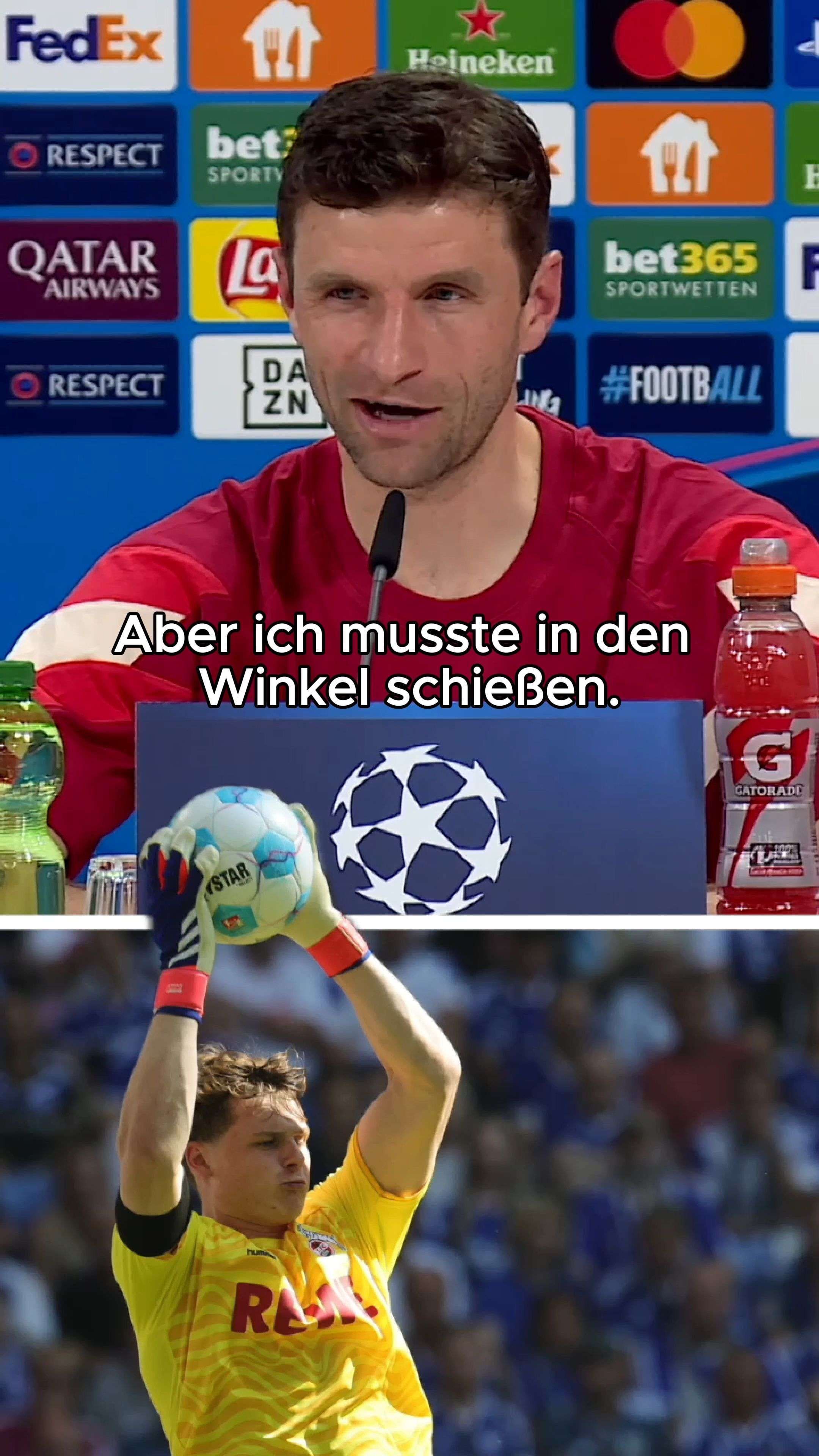 "Einen eingeschweißt": Urbig-Begrüßung auf Müller-Art
